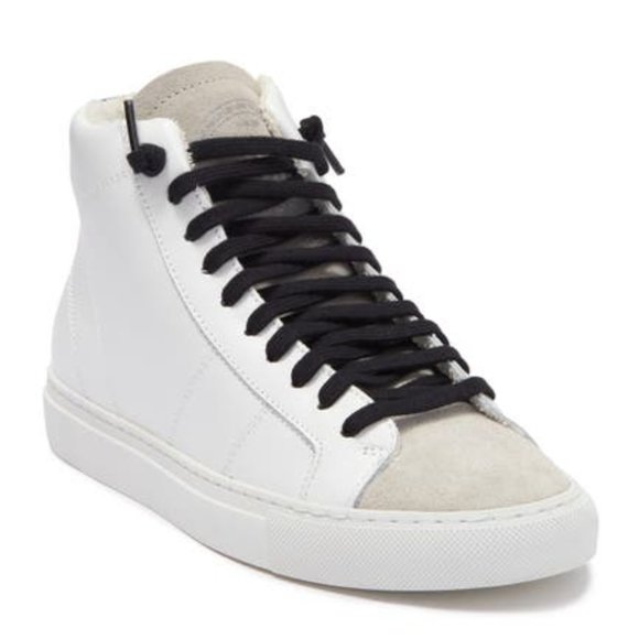 P448 | Shoes | P448 Star Leather High Top Sneaker | Poshmark